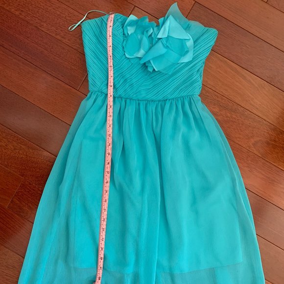 BCBGMazAzria Mini Dress with Maxi Overlay - Picture 3 of 4